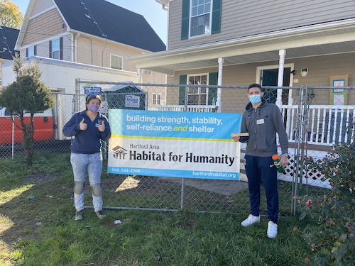 Habitat for Humanity worksite
